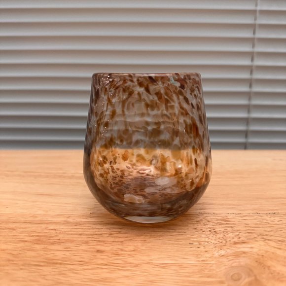 Amber speckled Candle Votives - Picture 4 of 4